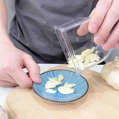 🧄 Manual Garlic Press &amp; Crusher – Stainless Steel Handheld Garlic Grinder