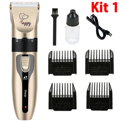Rechargeable Pet Grooming Clipper Kit