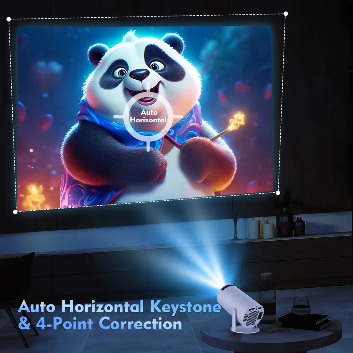 📽️ Magcubic HY300 Pro Mini Projector – Native 720P, Android 14, WiFi 6 & Bluetooth 5.4
