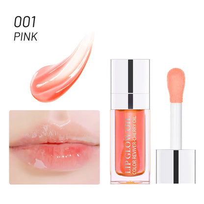💋 Crystal Jelly Hydrating Lip Oil – Tinted Lip Gloss &amp; Lip Care