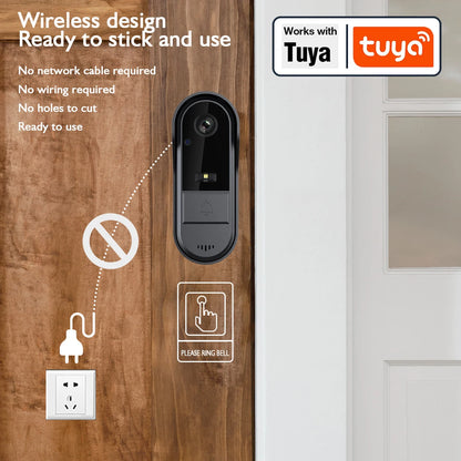 Tuya WiFi Smart Doorbell Camera