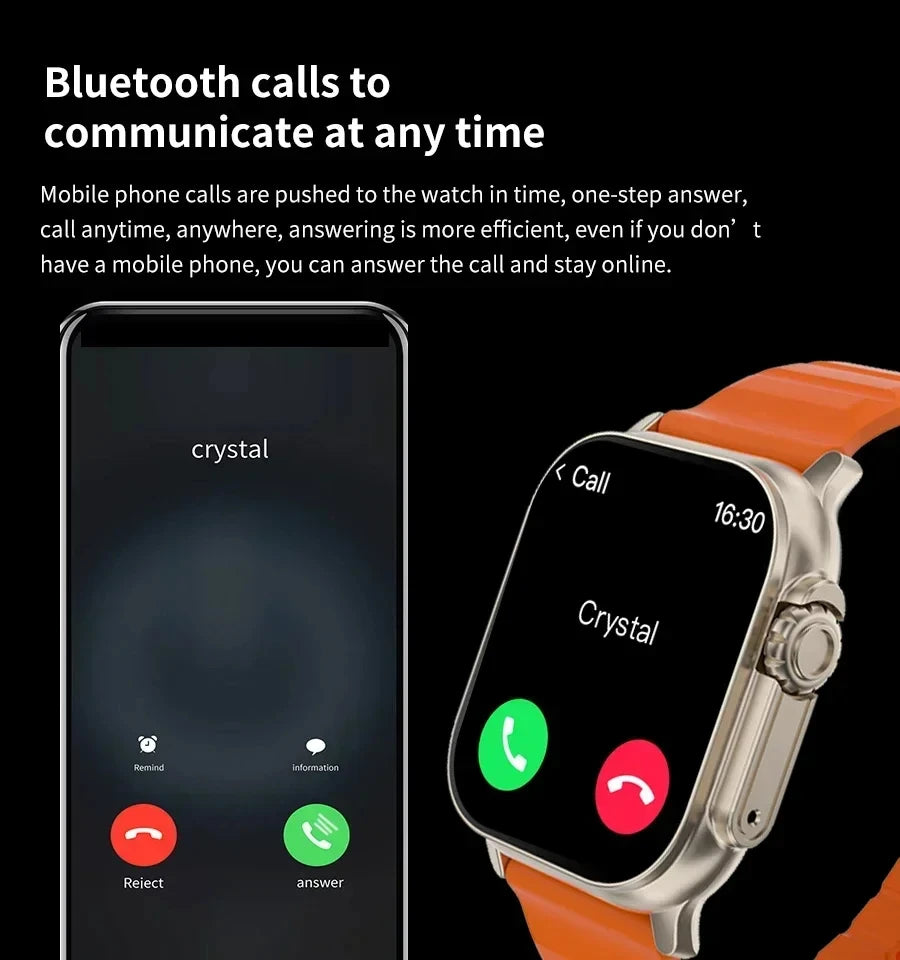 ⌚ 2.01" HD Smart Watch for Men – Bluetooth Calling, Fitness &amp; Sports Tracker