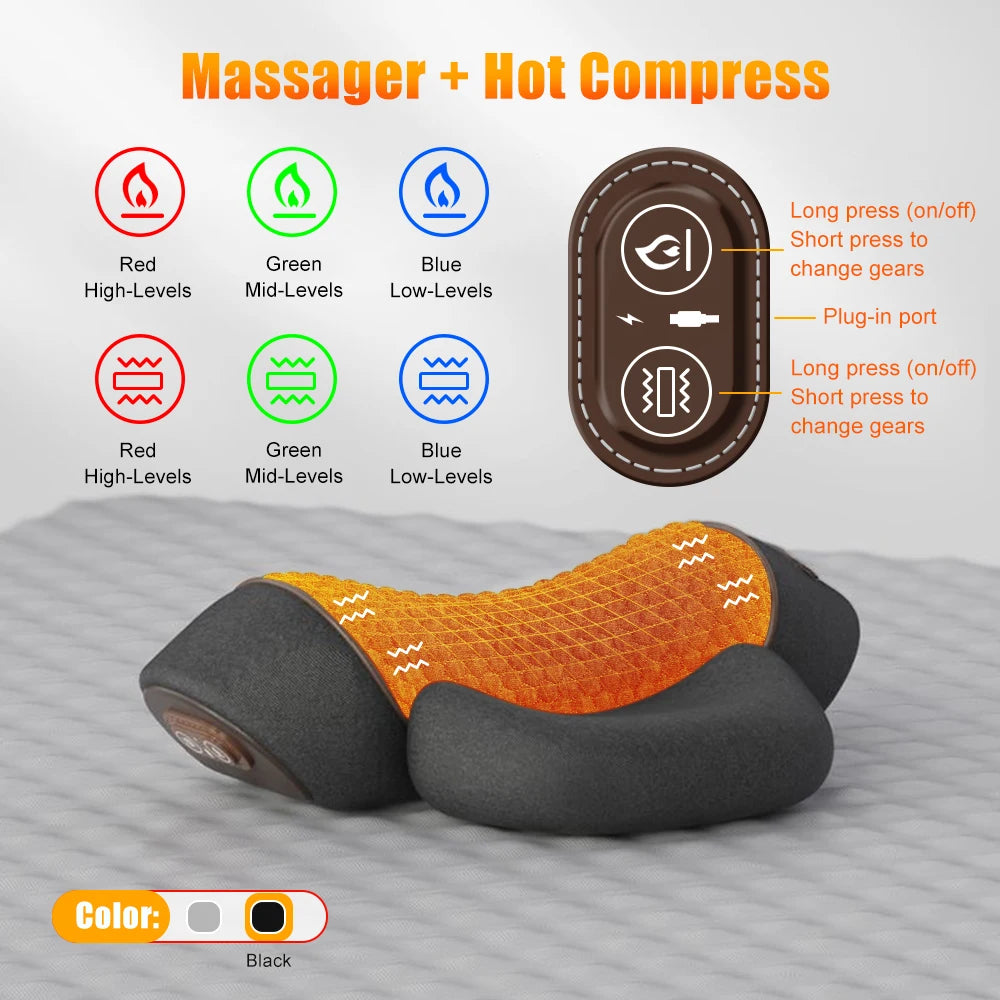 Electric Cervical Neck Massager Pillow