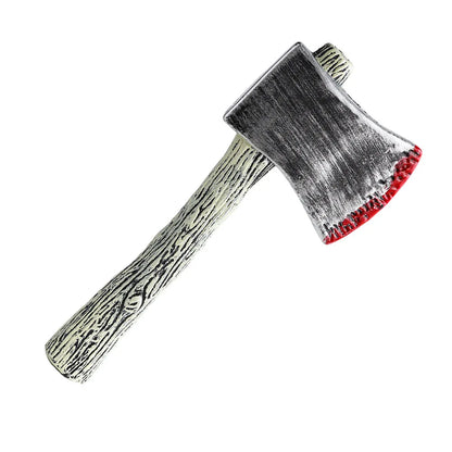 Halloween Fake Blood Prop – Plastic Knife & Axe Party Decoration