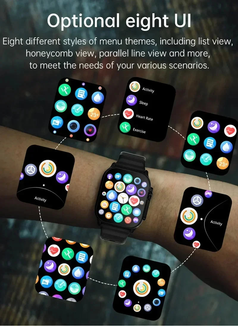⌚ 2.01" HD Smart Watch for Men – Bluetooth Calling, Fitness &amp; Sports Tracker