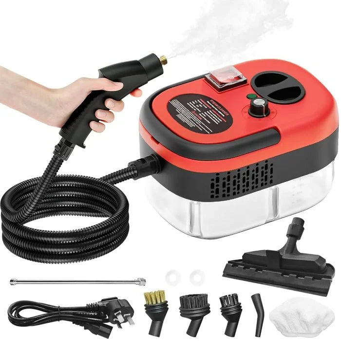 🧼 2500W Handheld Steam Cleaner – 105°C High-Temperature Steam, 3 Bar Pressure & 1200ml Tank