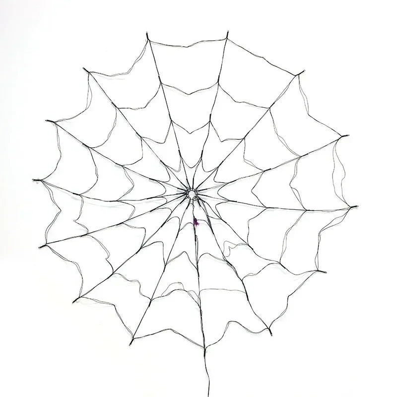 Halloween Spider Web LED String Lights