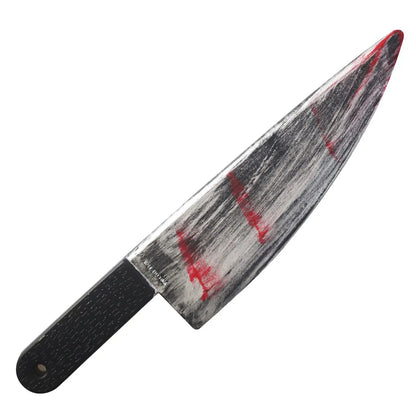 Halloween Fake Blood Prop – Plastic Knife & Axe Party Decoration