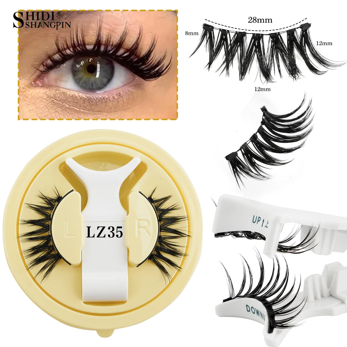 Magnetic Reusable False Eyelash Set