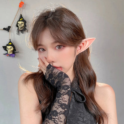 1 Pair Halloween Elf Ears – Pointed Fairy Ears for Cosplay, Masquerade & Costume Parties