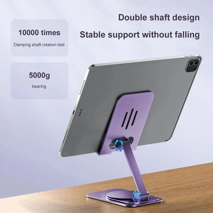 📱 360° Rotating Foldable Phone &amp; Tablet Stand – K61 Adjustable Desk Holder