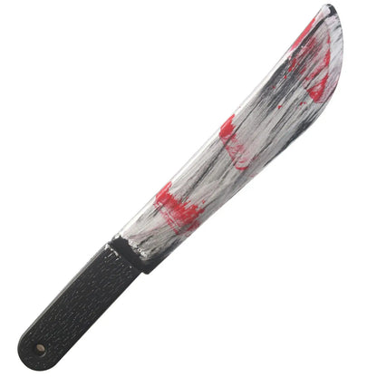 Halloween Fake Blood Prop – Plastic Knife & Axe Party Decoration