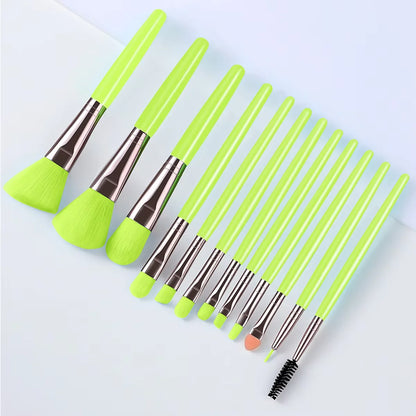 💄 13-Piece Makeup Brush Set – Soft Cosmetic Brushes with Storage Bag