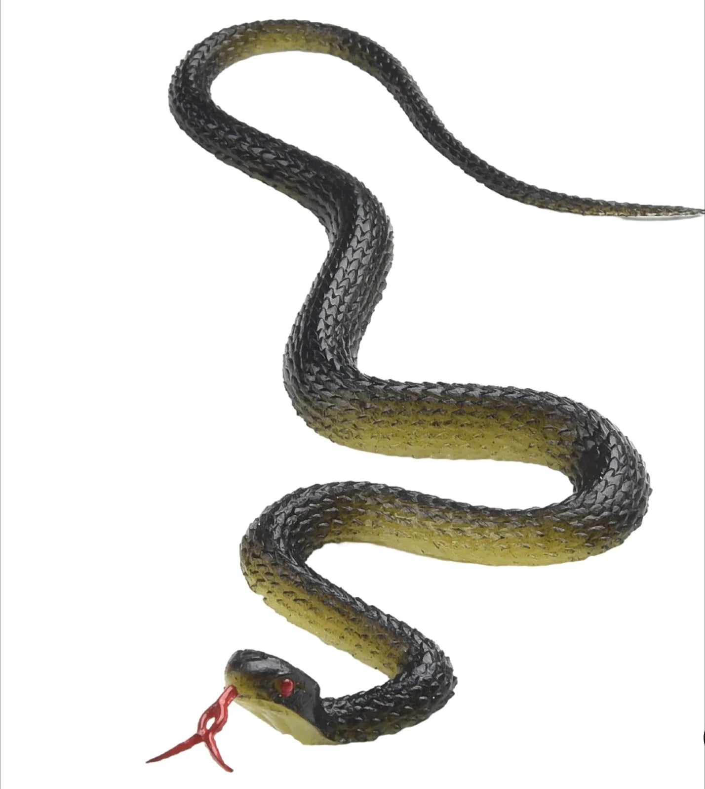 45cm Realistic Fake Rubber Snake – Scary Halloween Prank Toy & Garden Decoration